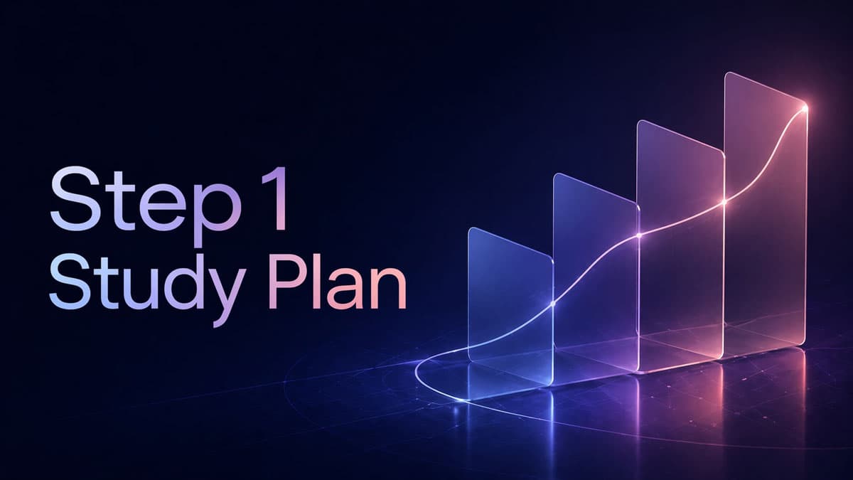 USMLE Step 1 Study Plan: 3-, 4-, and 6-Week Schedules